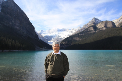 Vikram at Louis Lake, Alberta, Canada